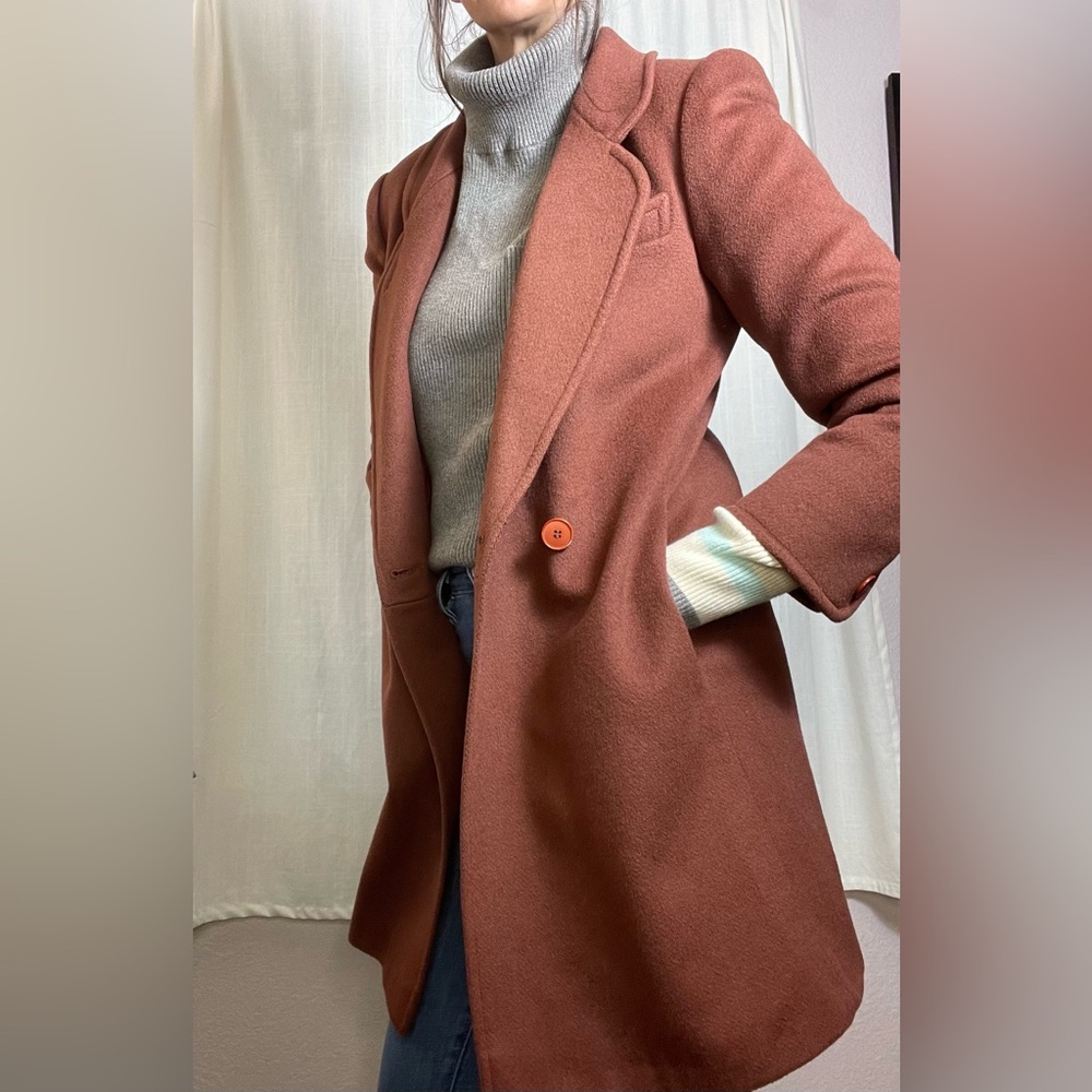 VTG CASSIDY 100% WOOL COAT size 6 - Picture 1 of 17